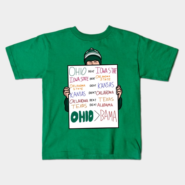 Ohio bama Kids T-Shirt by Seeyaseiya